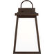 Founders 1 Light 14.25 inch Antique Bronze Outdoor Wall Lantern
