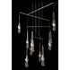 Link 10 Light 35 inch Vintage Platinum Mobile Pendant Ceiling Light