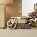 Eden 11 inch Natural Raffia and Ivory Bone Box