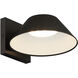 Solano LED 5 inch Black Outdoor Wall Sconce