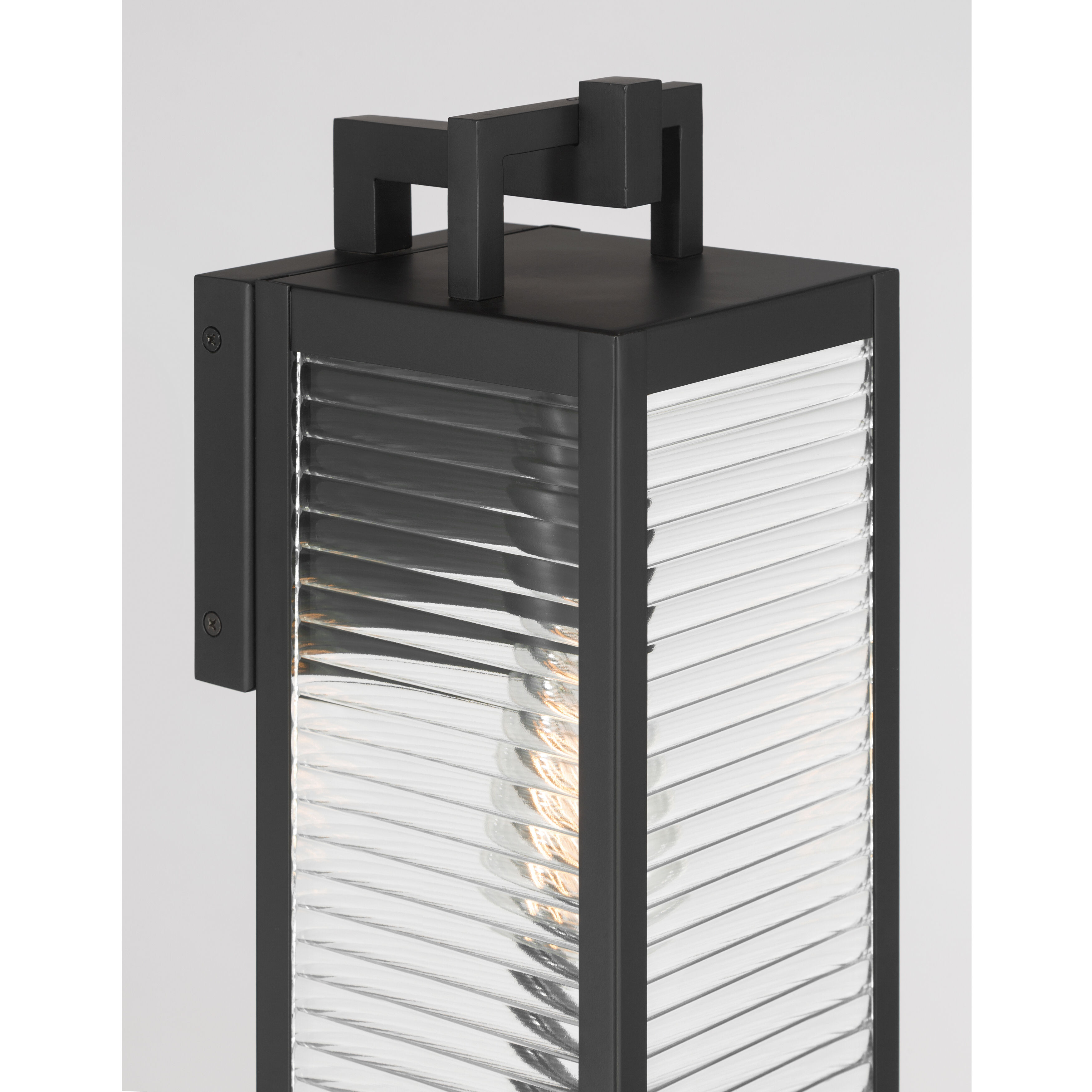 Edgewood 1 Light 16 inch Dark Matte Black Outdoor Wall Sconce