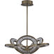 Rotondo 29.5 inch Winter Brass Pendant Ceiling Light