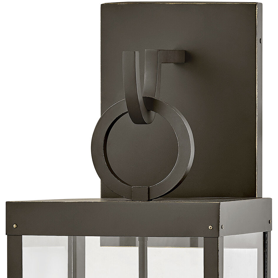 Estate Series Porter Outdoor Wall Mount Lantern in Oil Rubbed Bronze, Non-LED, Open Air