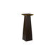 Bradshaw Orrell Walnut/Antique Gold Leaf Pedestal