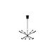 Sean Lavin Lody LED 32 inch Matte Black Chandelier Ceiling Light, Integrated LED