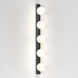 Cabaret 5 Light 27.56 inch Matte Black Bathroom Wall Light