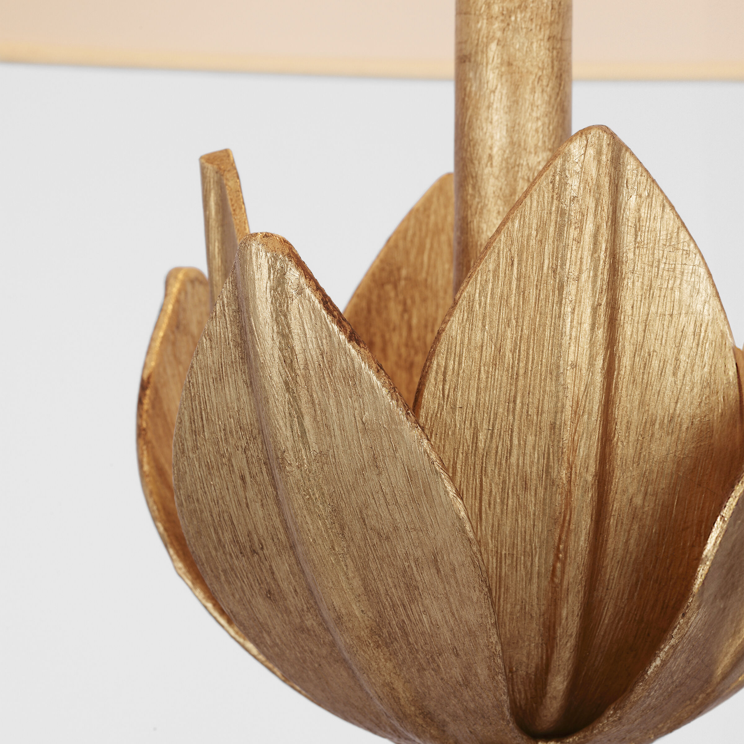 Julie Neill Alberto 32.25 inch 100 watt Antique Gold Leaf Table Lamp Portable Light, Large