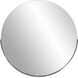 Dante 30 X 30 inch Polished Silver Wall Mirror