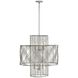 Lisa McDennon Nikko 6 Light 26 inch Light Ashwood Indoor Chandelier Ceiling Light
