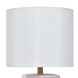 Matilda 18 inch 100 watt Pink Peony Table Lamp Portable Light