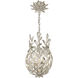 Broche 3 Light 9.5 inch Antique Silver Pendant Ceiling Light