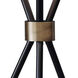 Benson 26 inch 60.00 watt Black with Antique Bronze Accent Table Lamp Portable Light