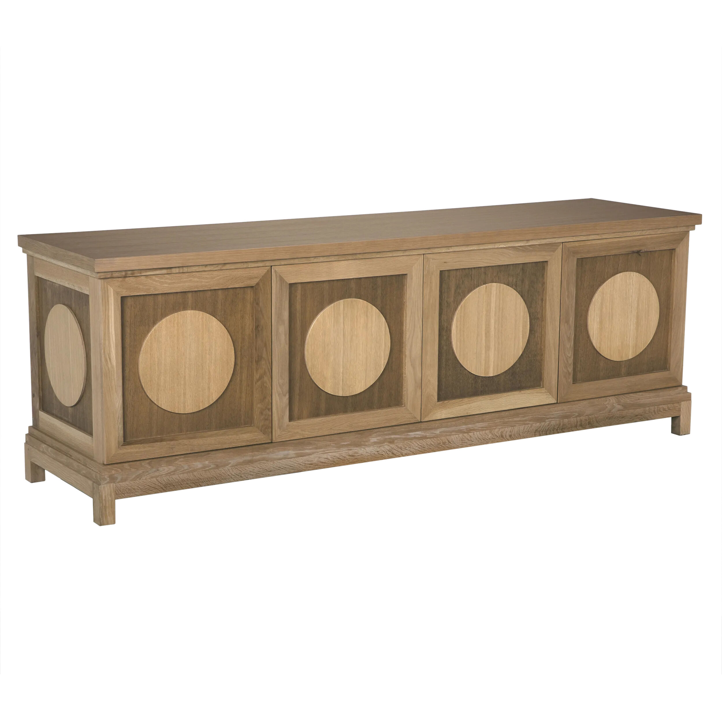 Wellington 86 X 23 inch White Oak Sideboard, 4 Door
