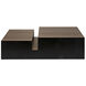 Nido 68 X 32 inch Matte Black Coffee Table
