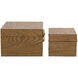 Anita Brown and Gold Decorative Storage Box
