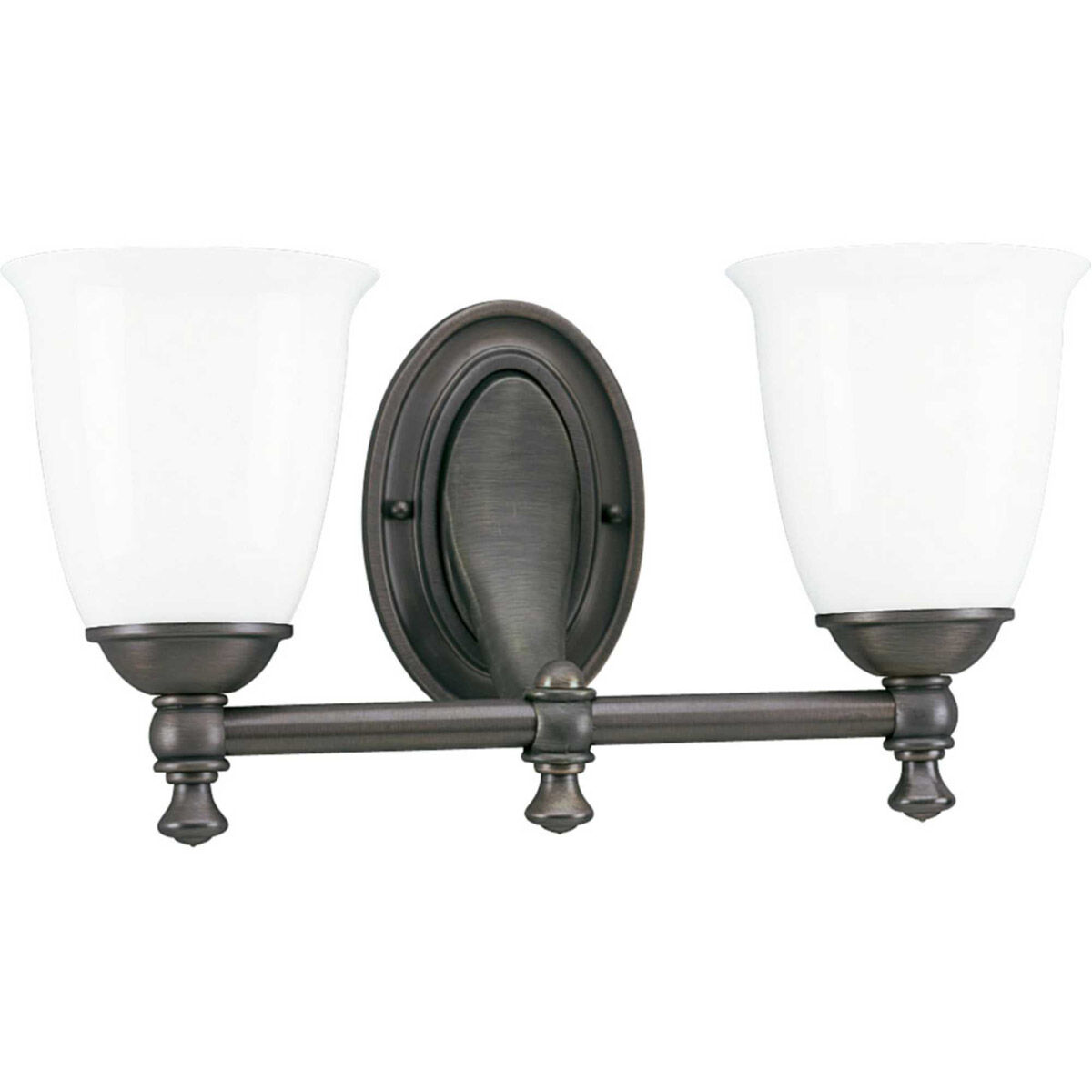 Victorian 2 Light 16.63 inch Bathroom Vanity Light