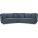 Fraser Blue Modular Sofa, 2 Piece