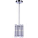 Reveal 1 Light 7.68 inch Chrome Pendant Ceiling Light