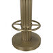 Sedes 39 inch Antique Brass Counter Stool