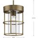 Burgess 1 Light 9.5 inch Aged Bronze Mini-pendant Ceiling Light, Design Series