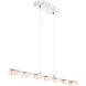 Brooklyn 7 Light 45.25 inch Chrome Linear Pendant Ceiling Light