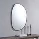 Bozeman 42 X 30 inch Clear and Matte Black Wall Mirror