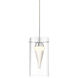 Funnel Cloud LED 4 inch Chrome Mini Pendant Ceiling Light