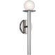 Kelly by Kelly Wearstler Nodes 1 Light 4.75 inch Polished Nickel Bath Vanity Wall Sconce Wall Light