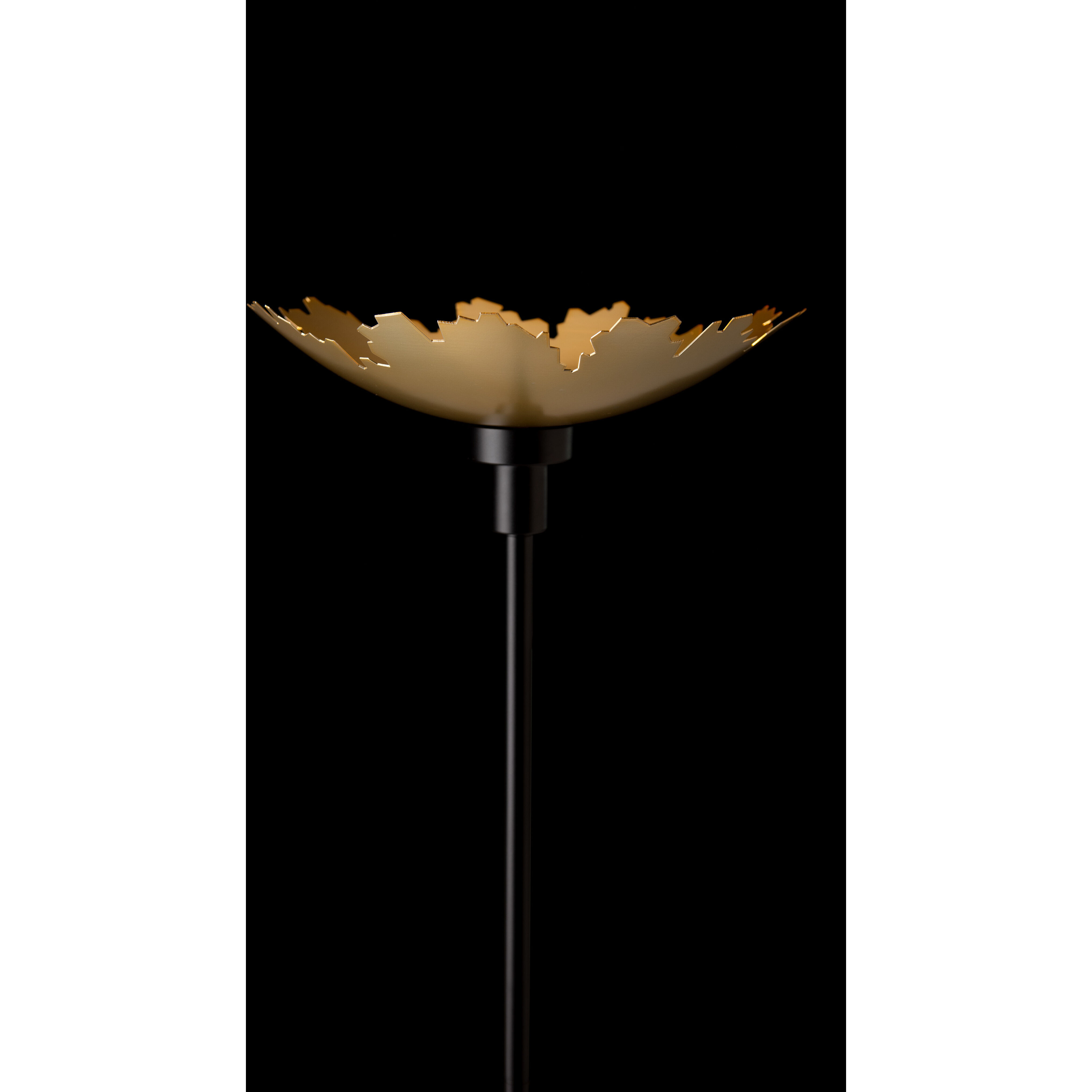 Pangea 83.4 inch 60.00 watt Black with Modern Brass Torchiere Portable Light in Black/Modern Brass