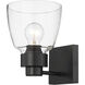 Remy 1 Light 6.5 inch Matte Black Wall Sconce Wall Light