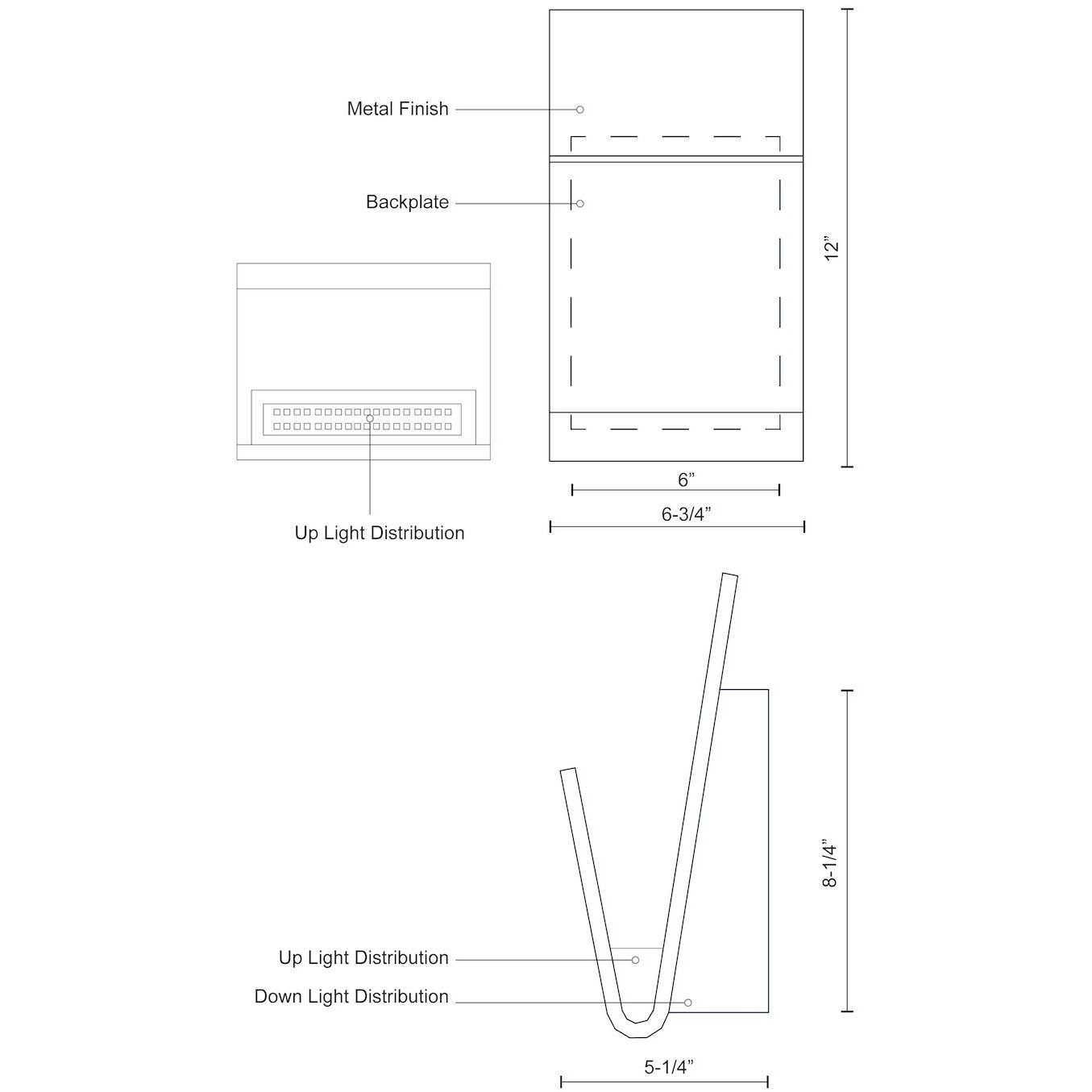 Logan LED 16 inch Grey Outdoor Wall Sconce in Gray