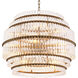 Scottsdale 14 Light 29.72 inch Antique Brass and Clear Glass Chandelier Ceiling Light