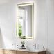 Riven 60 X 36 inch White LED Mirror