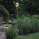 Royal LED 87 inch Weathered Bronze Lamp Post Set, Solar