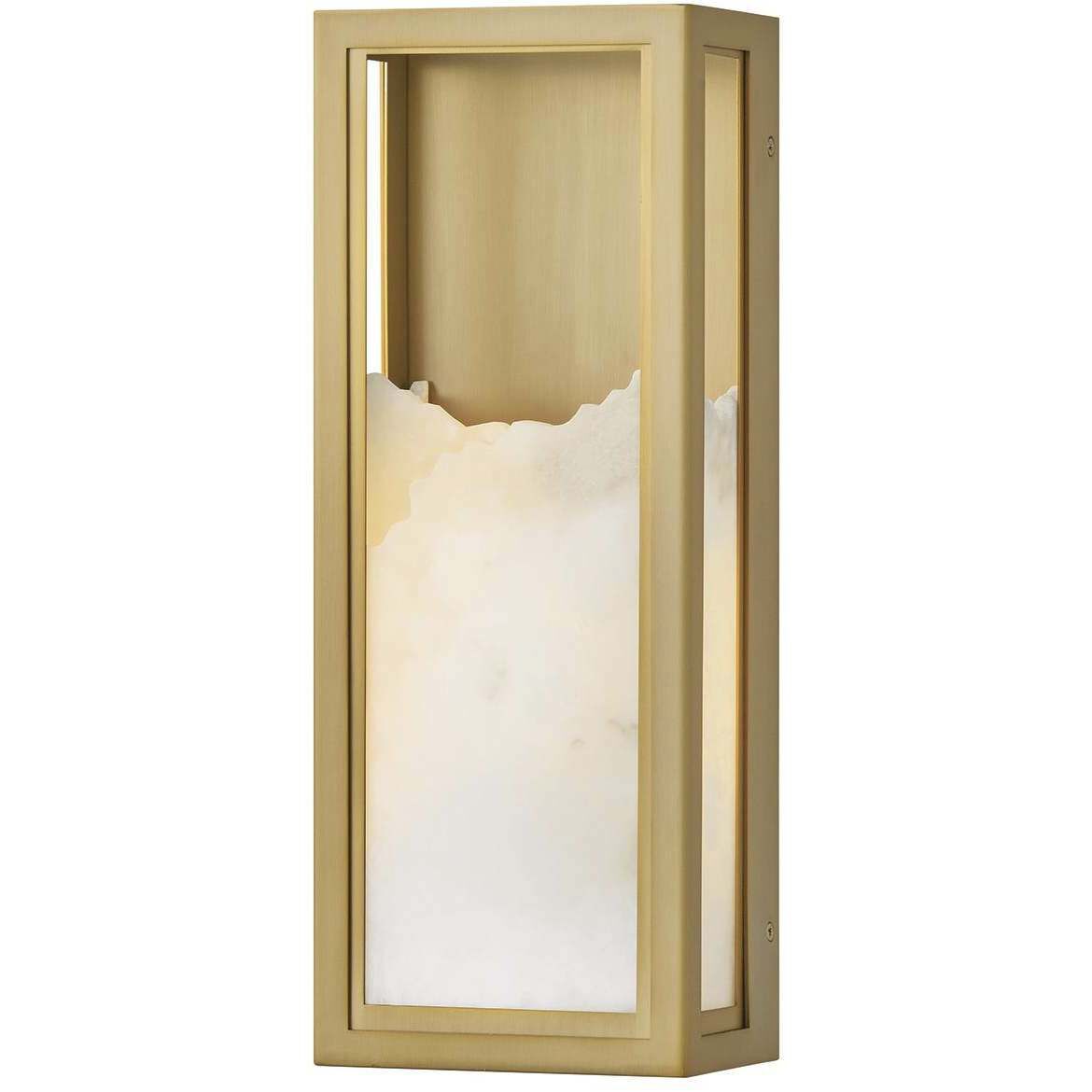 Veleta 1 Light 6 inch Lacquered Brass ADA Sconce Wall Light