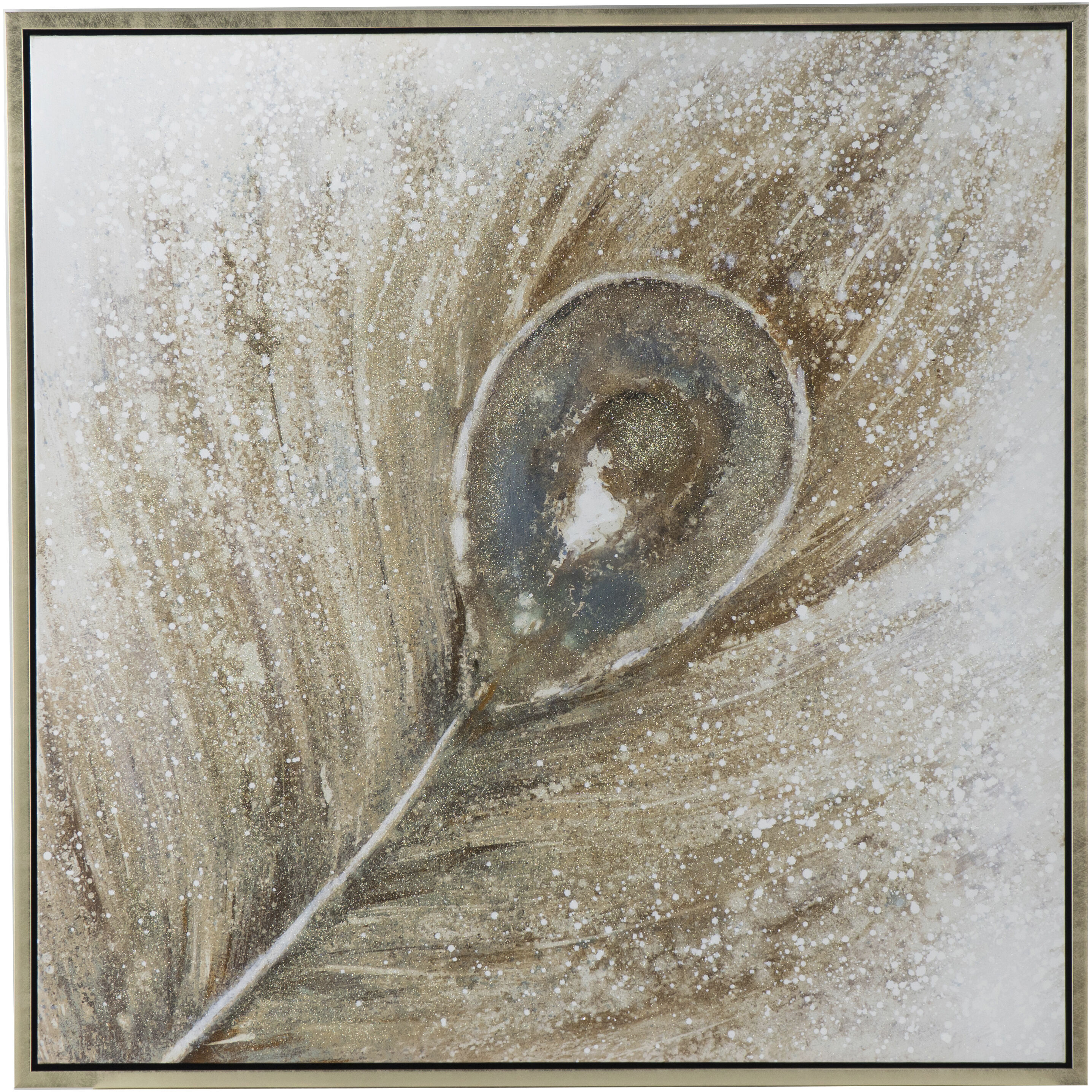 Anita Blue/Champagne Wall Art