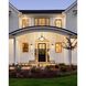Atlas 1 Light 18.75 inch Matte Black and Textured Gold Outdoor Sconce