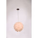 Nami 1 Light Chrome Pendant Ceiling Light