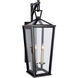Chapman & Myers DarlanaO 2 Light 21.25 inch Bronze Outdoor Bracketed Wall Lantern, Small