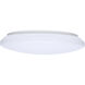 ColorQuick LED 13.98 inch White Flush Mount Ceiling Light