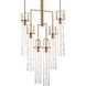 Jayden 6 Light 24.25 inch Lacquered Gold Chandelier Ceiling Light