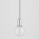 Bryce 1 Light 5 inch Polished Nickel Pendant Ceiling Light