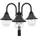 Orion 3 Light 94.63 inch Black Post Light, Solar