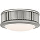Paloma Contreras Ritz 5 inch Polished Nickel Flush Mount Ceiling Light