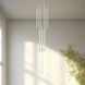 Motif LED 12.75 inch Chrome Multi Pendant Ceiling Light