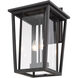 Seoul 2 Light 18.75 inch Oil Rubbed Bronze Outdoor Wall Light