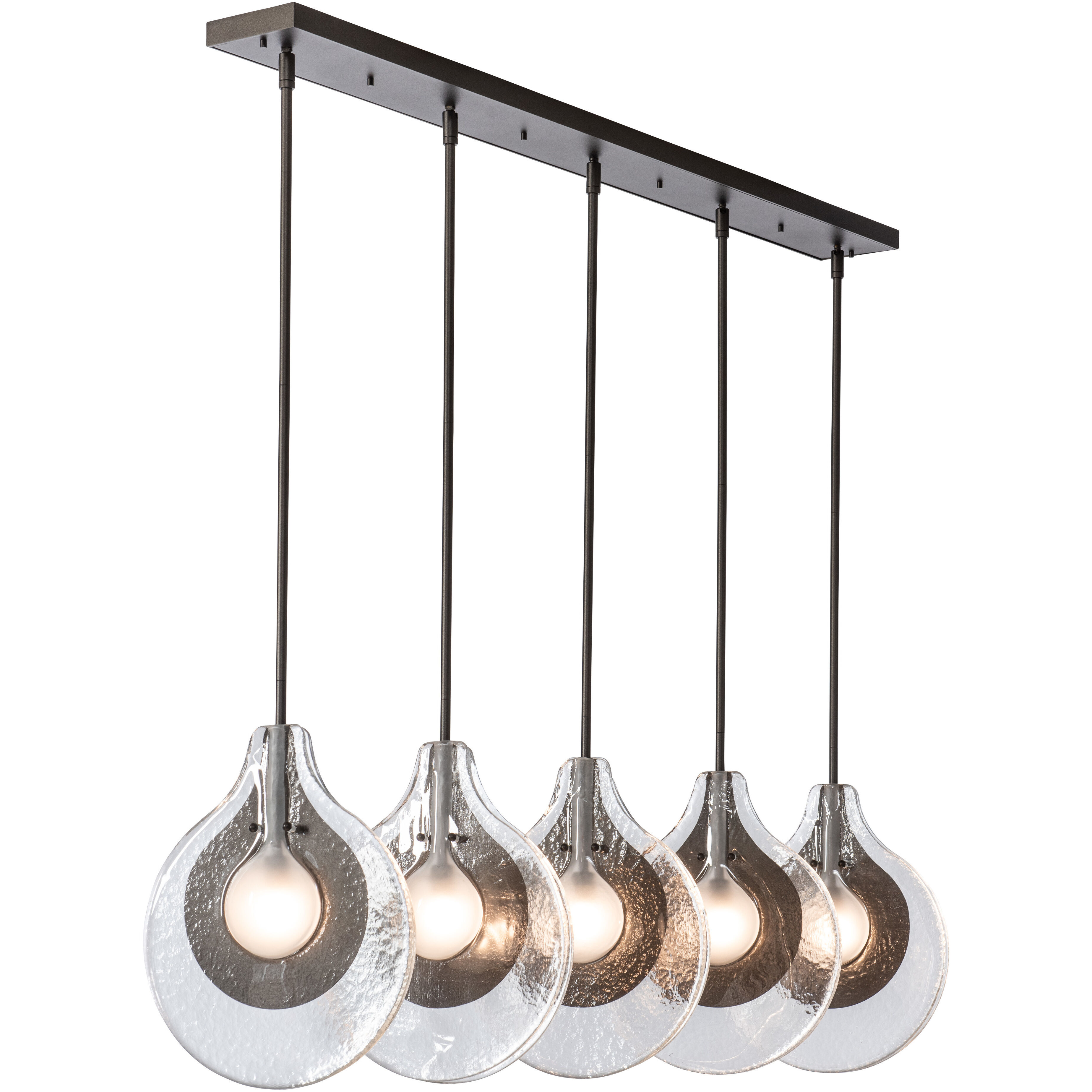 Art & Alchemy Veneto 5 Light 53.4 inch Oil Rubbed Bronze Linear Pendant Ceiling Light