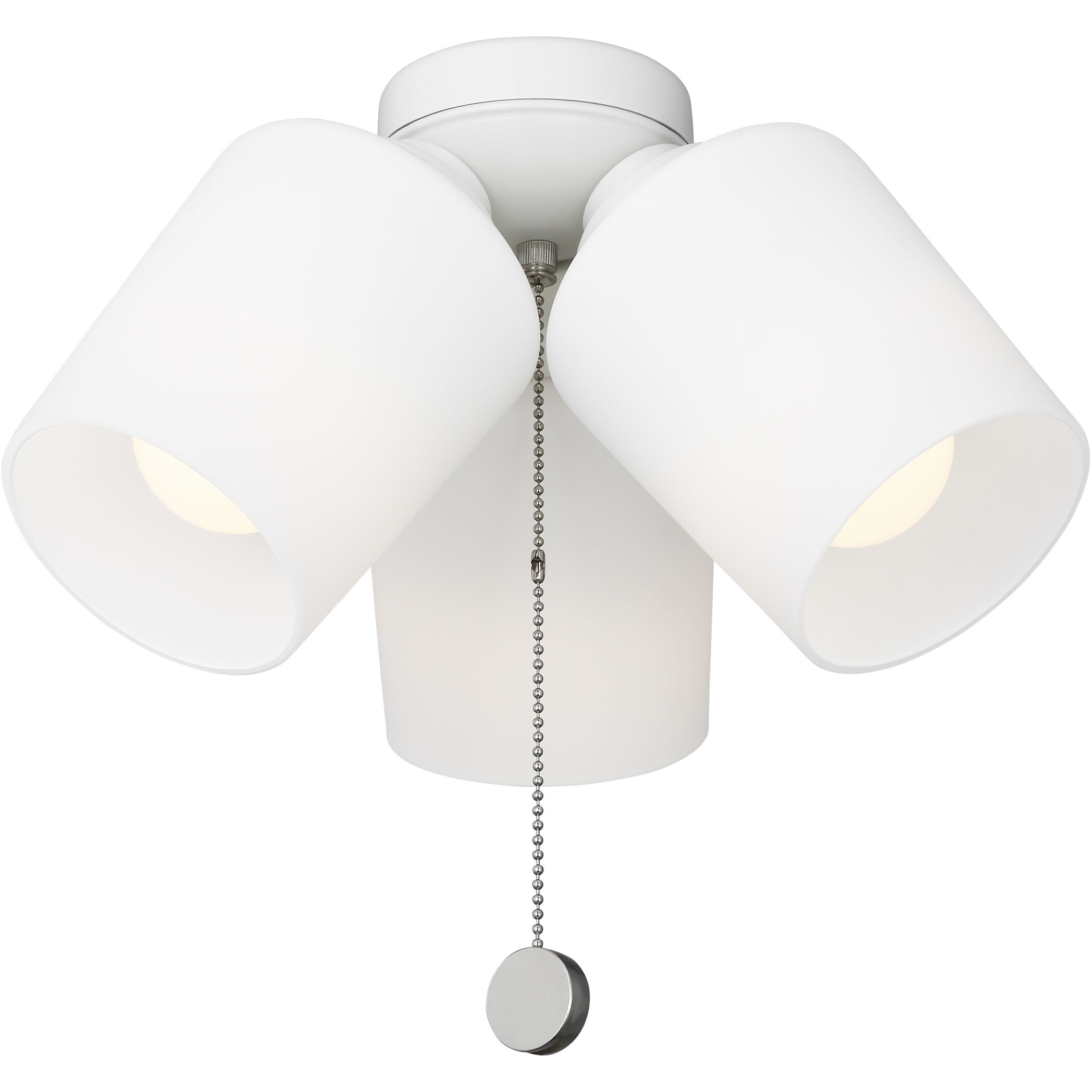 Windom LED Matte White Fan Light Kit