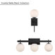 Coretta 1 Light 6 inch Matte Black Indoor Wall Sconce Wall Light