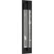 Rivera LED 32 inch Sand Black Outdoor Wall Sconce